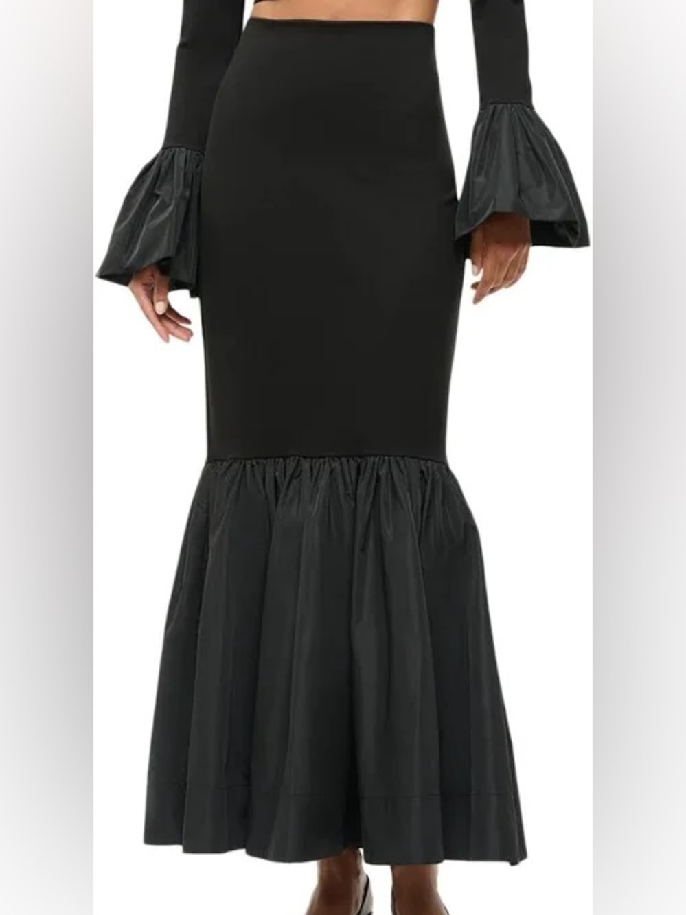 Staud Hawthorne Fit & Flare
Maxi black Skirt XS NWT
